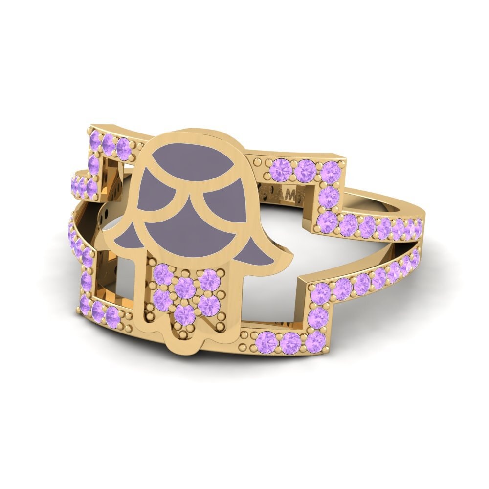 Amethyst Ring Fertrouwe