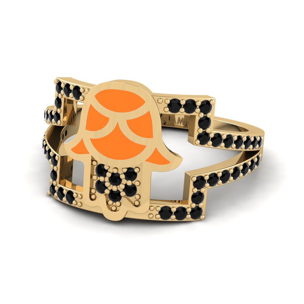 Zafiro negro Anillo Fertrouwe