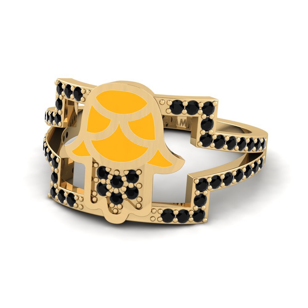 Schwarzer Saphir Ring Fertrouwe