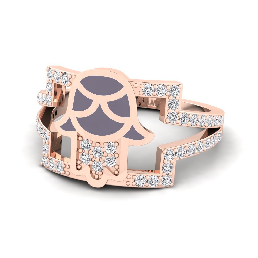 Rotgold 750 Ring Fertrouwe