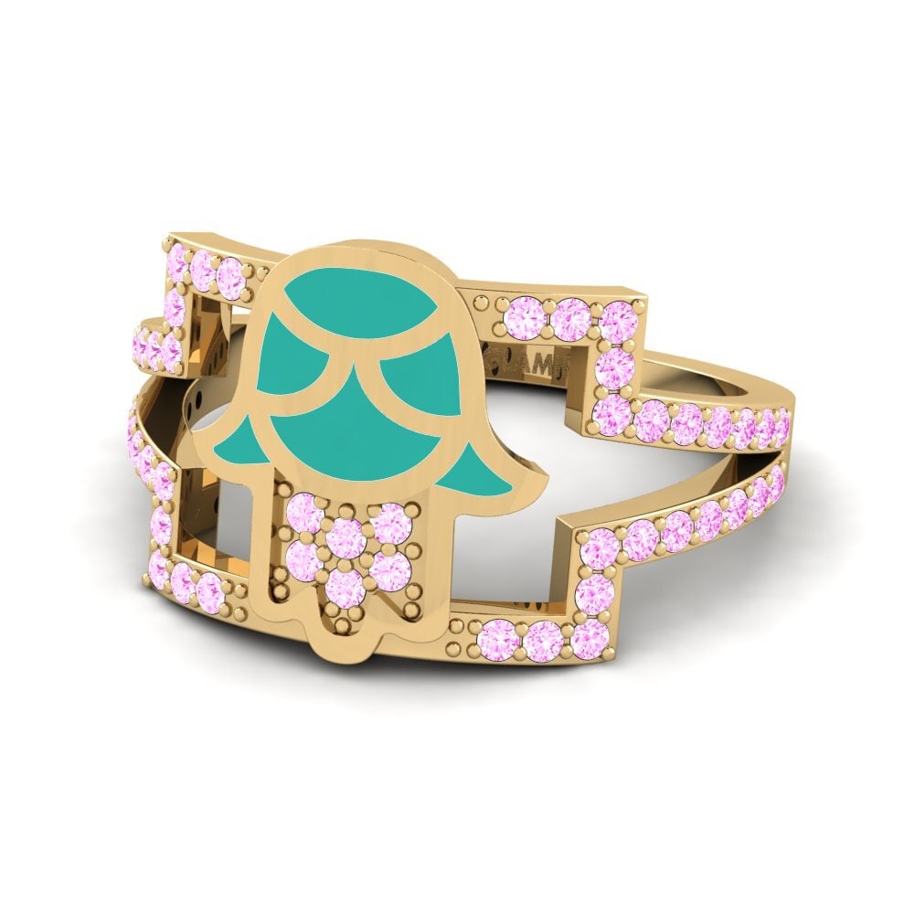 Pink Sapphire Ring Fertrouwe