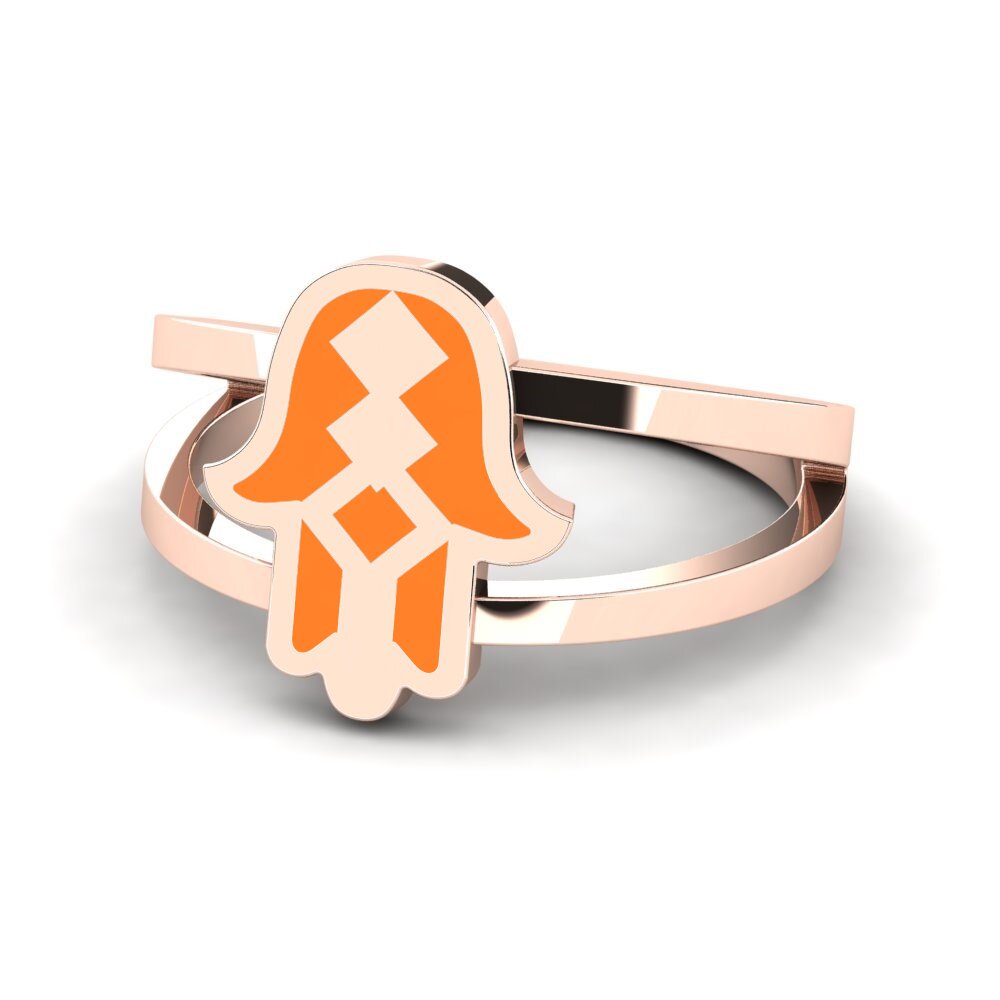 Rotgold 375 Ring Gahum