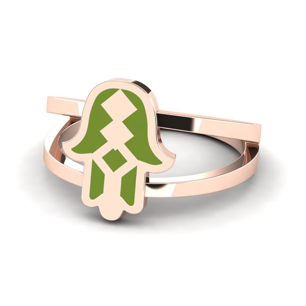 Rotgold 375 Ring Gahum