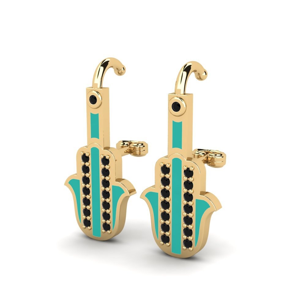 Black Onyx Women's Earring Herfst