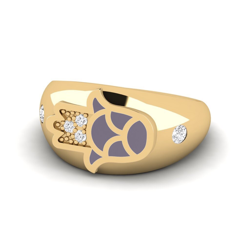 Weißer Saphir Pinker Ring Ilaali