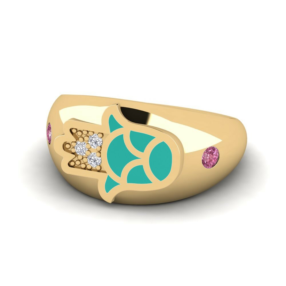 Grenat de Rhodolite Anneau rose Ilaali