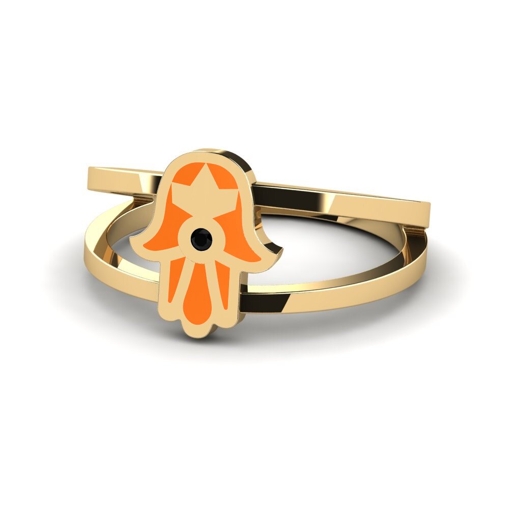 Zafiro negro Anillo Jumbaq