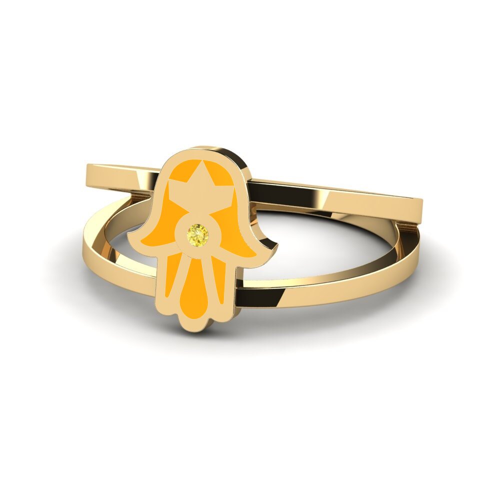 Gelber Saphir Ring Jumbaq