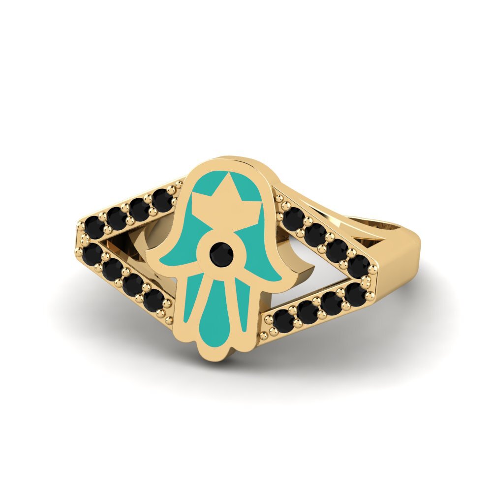Black Onyx Pinky Ring Kulinda