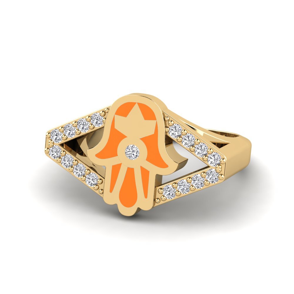 Diamant Pinker Ring Kulinda