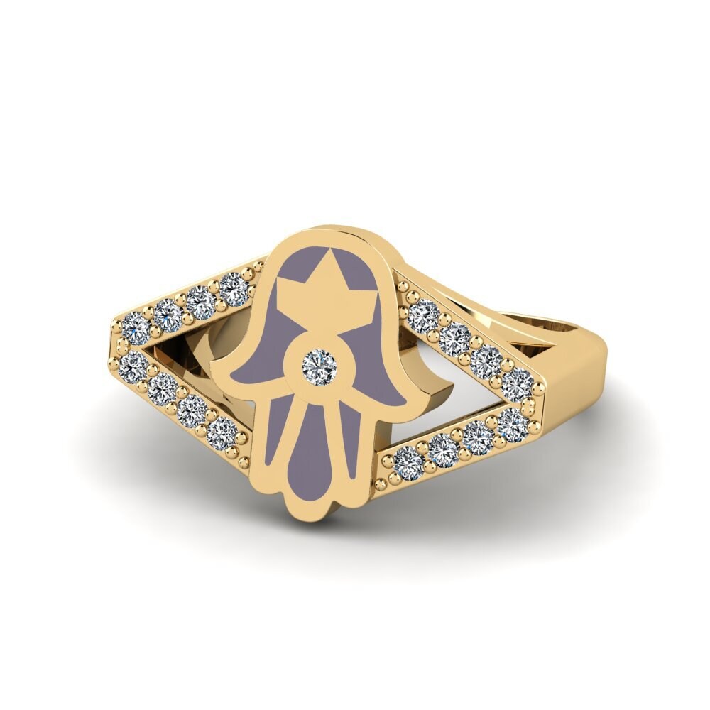 Zirkonia Pinker Ring Kulinda