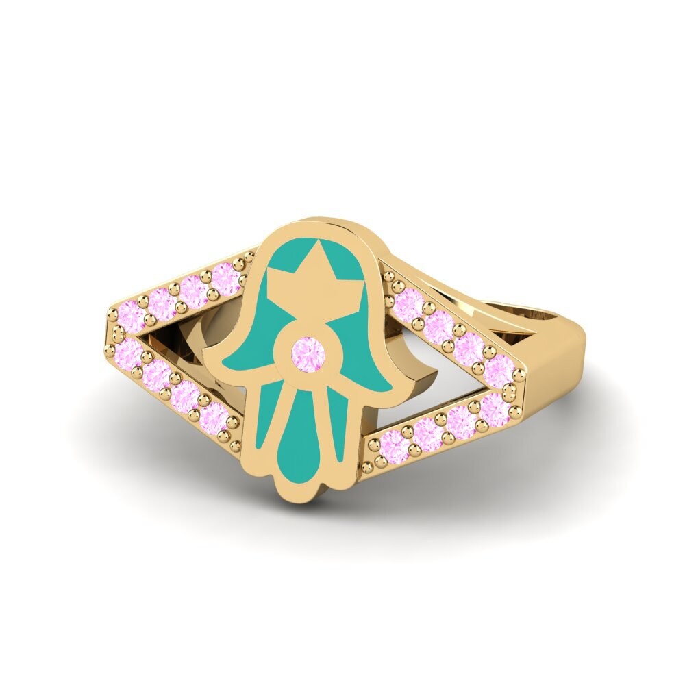 Pink Sapphire Pinky Ring Kulinda