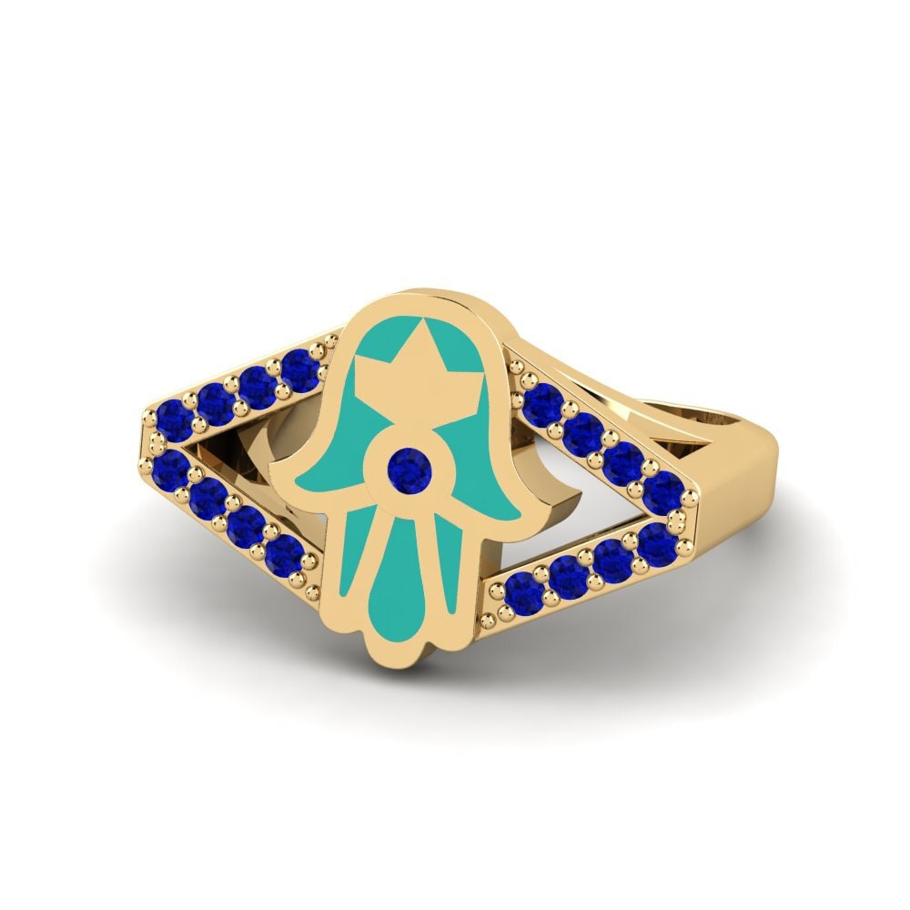 Sapphire Pinky Ring Kulinda