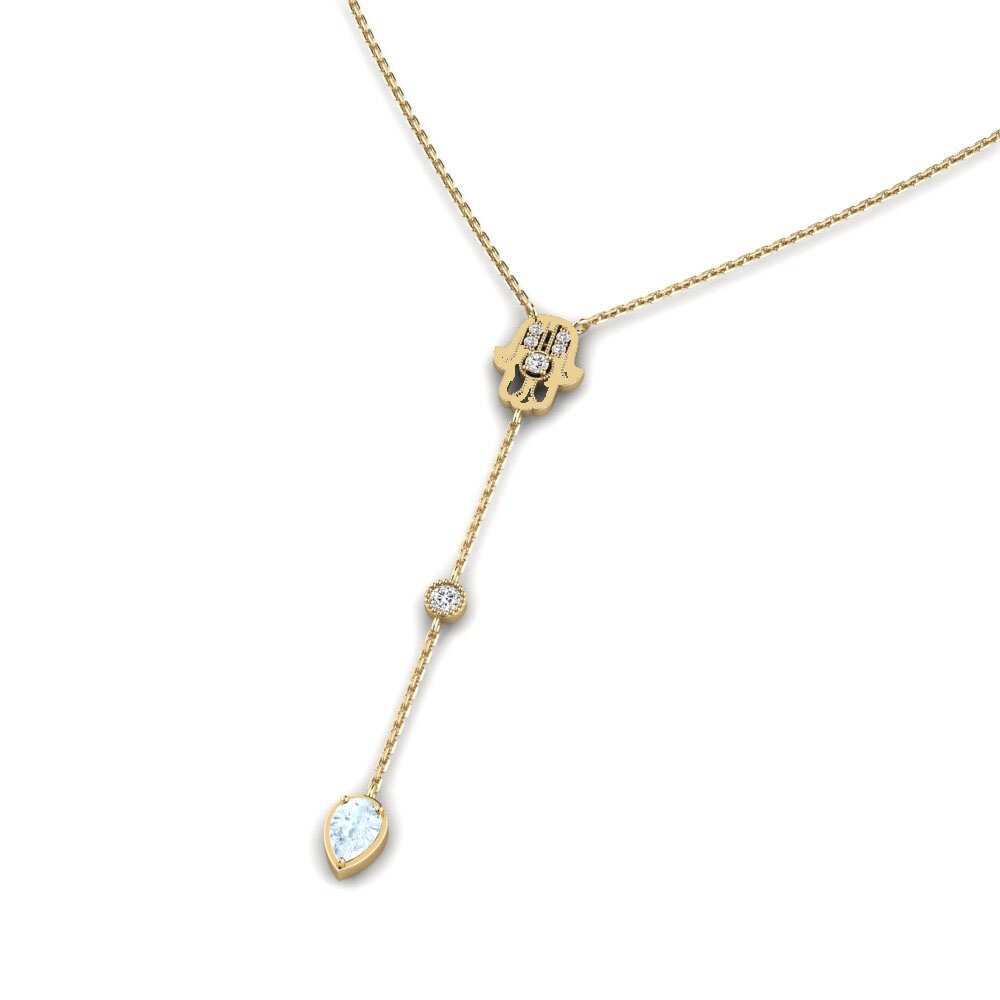 Aguamarina Collar de Mujer Labestiba