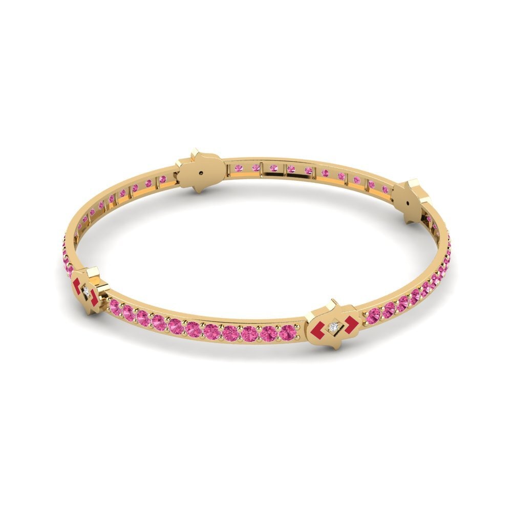 Turmalina rosa Brazalete de mujer Maar