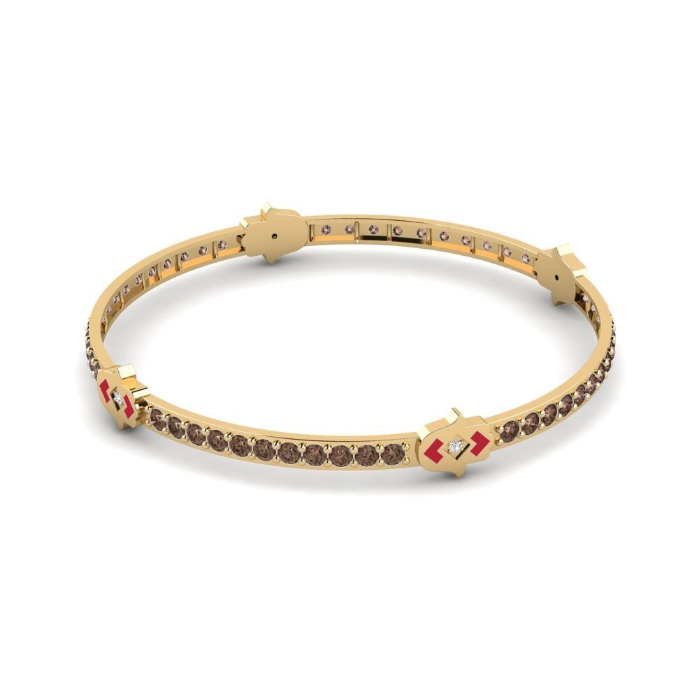 Cuarzo humo Brazalete de mujer Maar