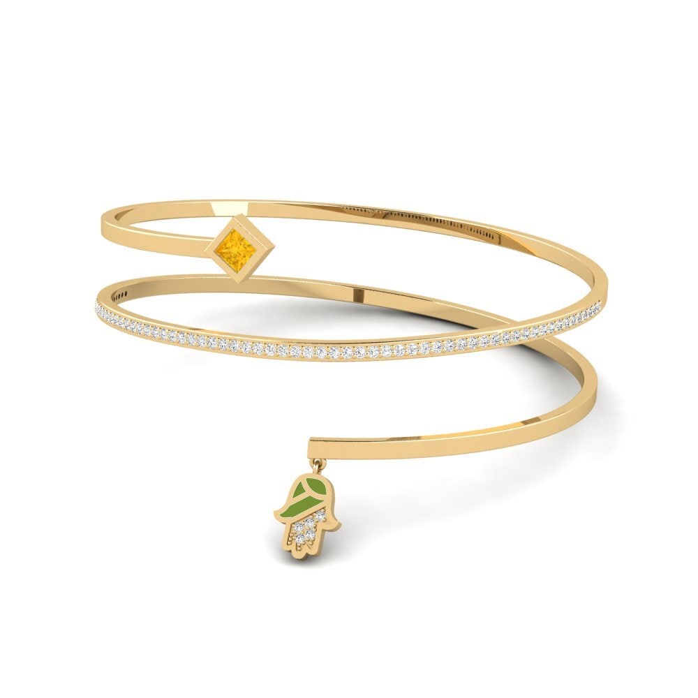 Citrino Pulsera de Mujer Melindungi