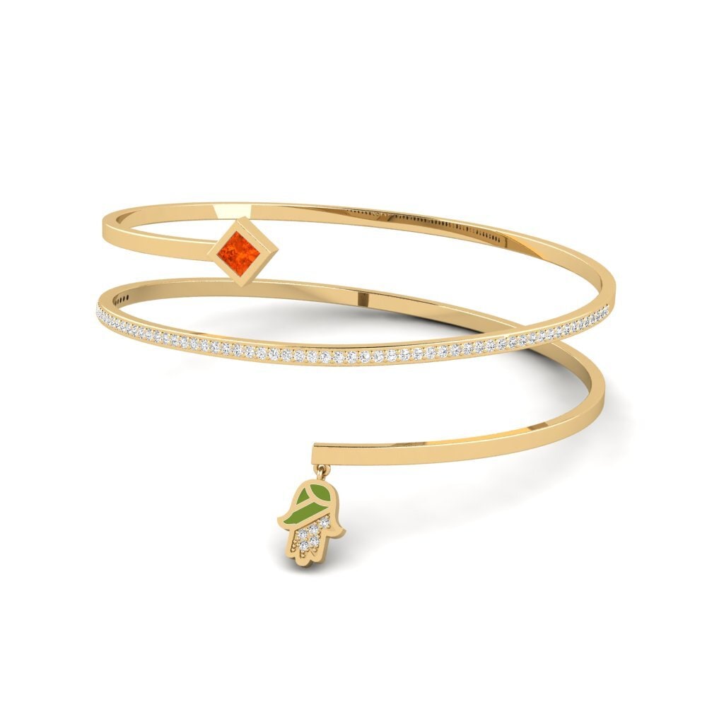 Fire-Opal Women's Bracelet Melindungi