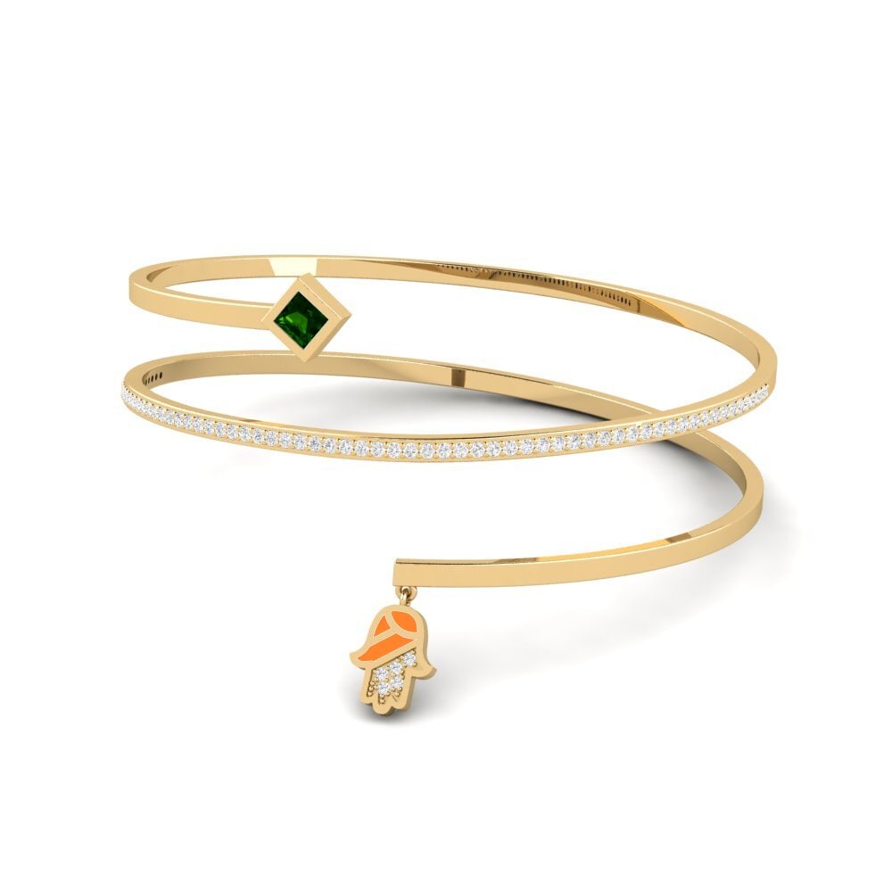 Armschmuck Manschetten Grüner Turmalin