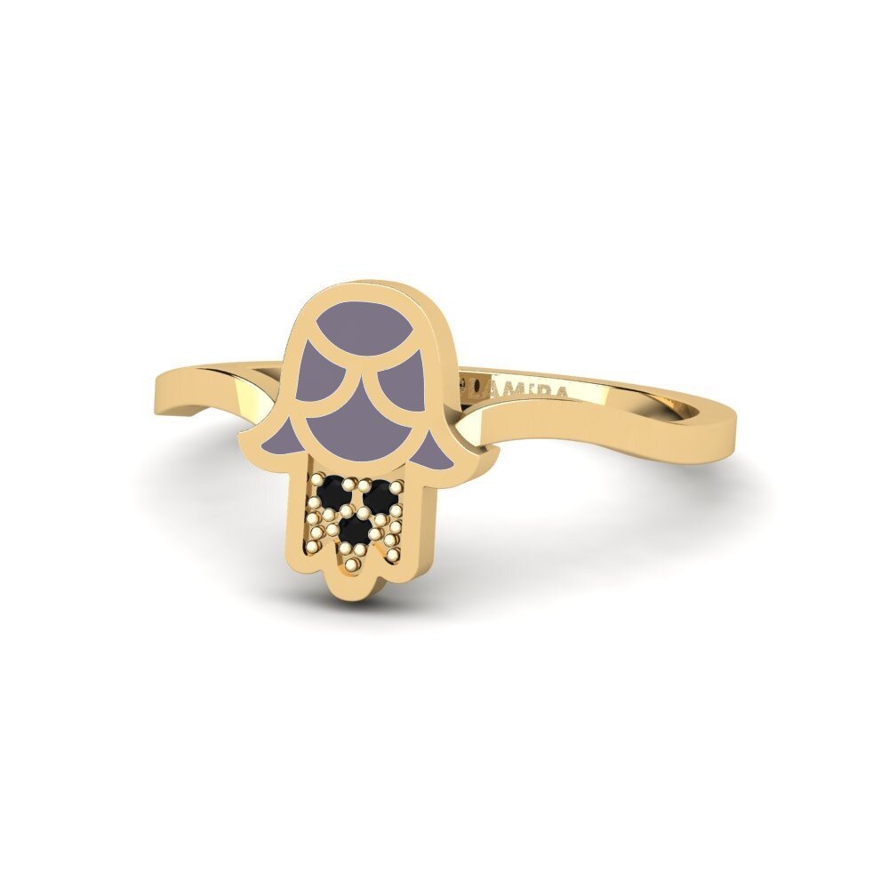 Schwarzer Saphir Ring Mtsveli