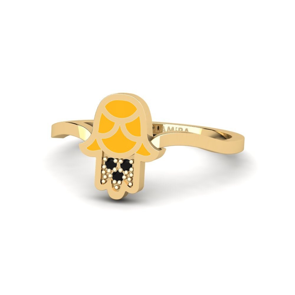Schwarzer Saphir Ring Mtsveli
