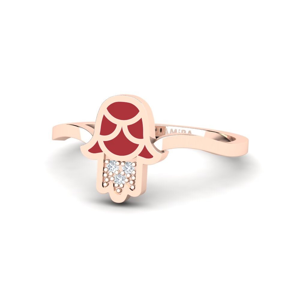 Rotgold 585 Ring Mtsveli