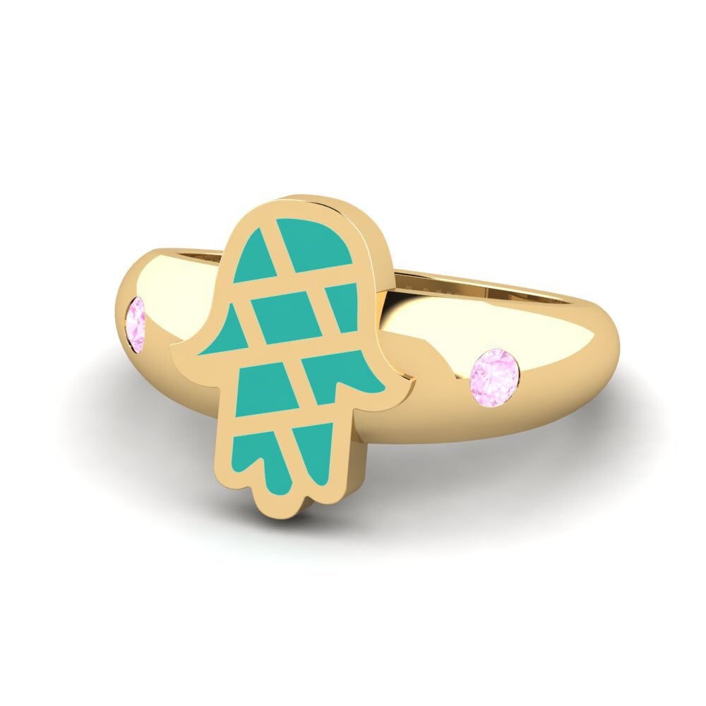 Pink Sapphire Pinky Ring Ngajaga
