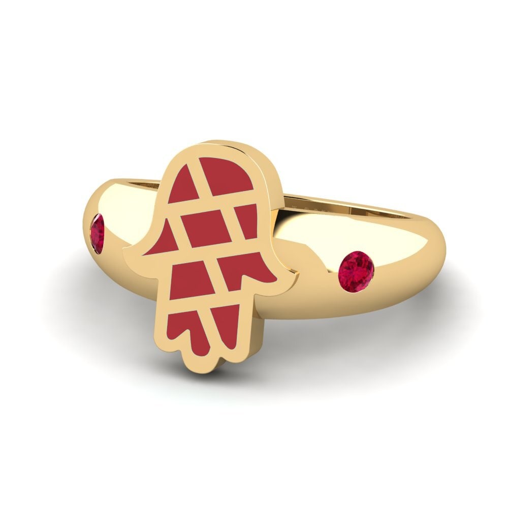 Rubin Pinker Ring Ngajaga