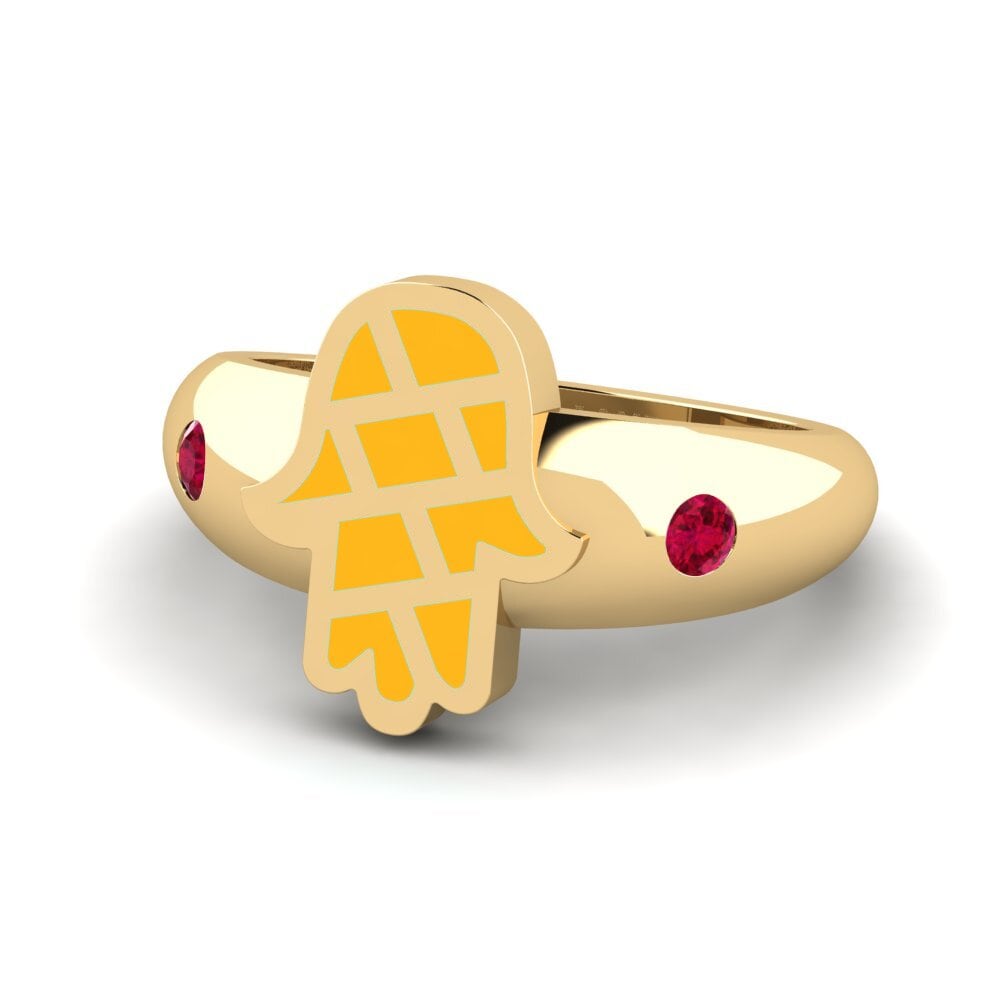 Rubin Pinker Ring Ngajaga