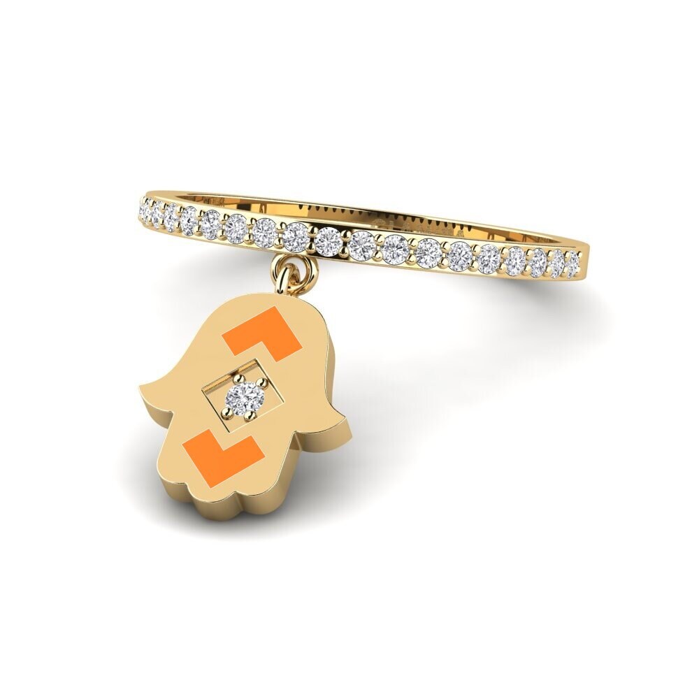 Diamant Ring Perzik