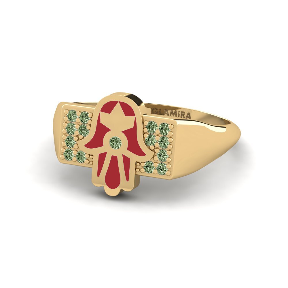 Green Diamond Ring Protegir