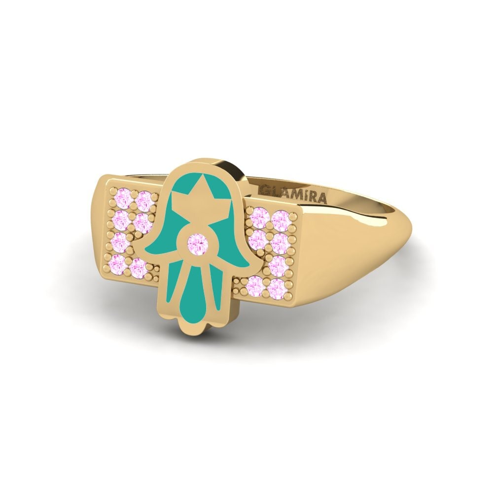 Pink Sapphire Ring Protegir