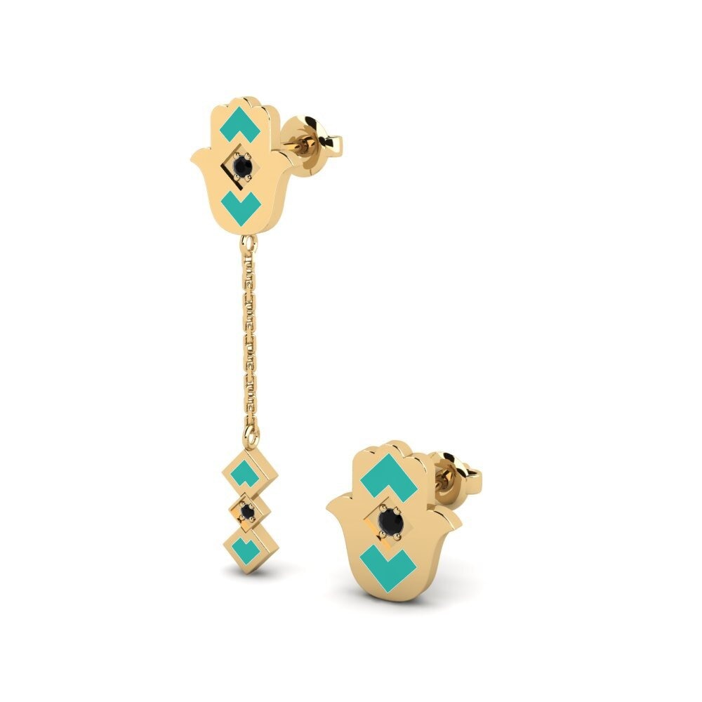 Black Onyx Women's Earring Schande