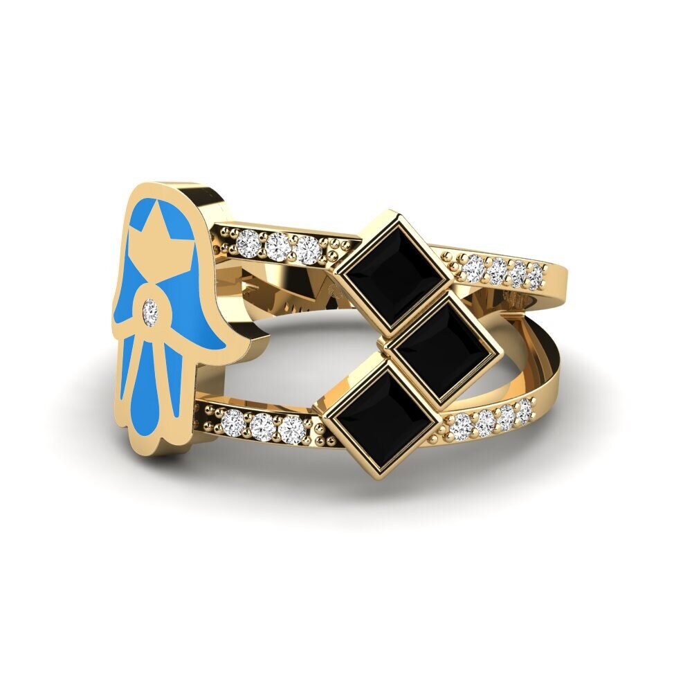 Schwarzer Onyx Ring Sintag
