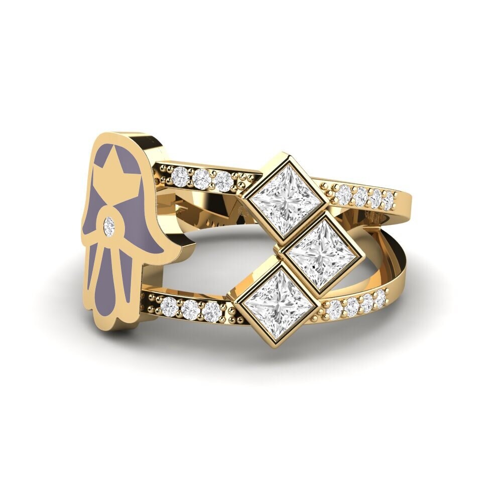 Weißer Saphir Ring Sintag