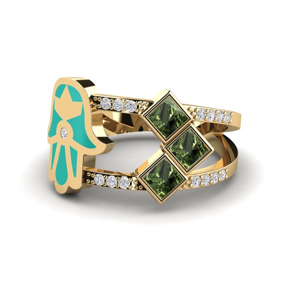 Grüner Saphir Ring Sintag
