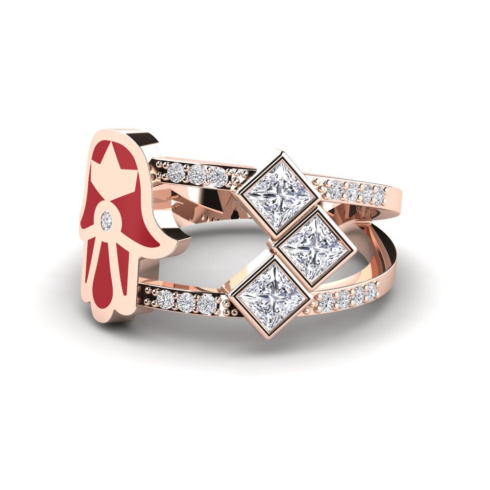 Rotgold 585 Ring Sintag