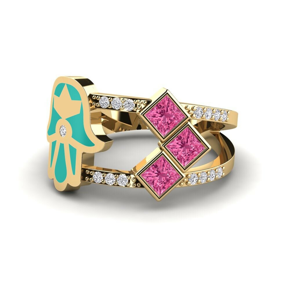 Tourmaline Rose Bague Sintag