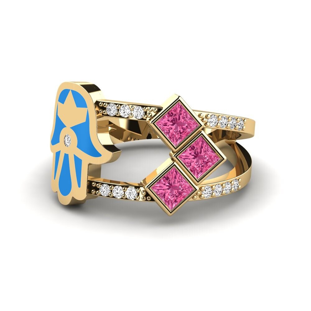 Rosa Turmalin Ring Sintag