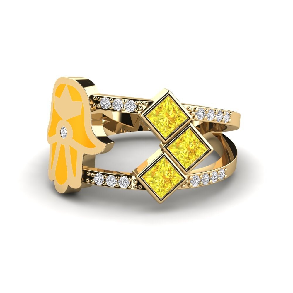 Gelber Saphir Ring Sintag