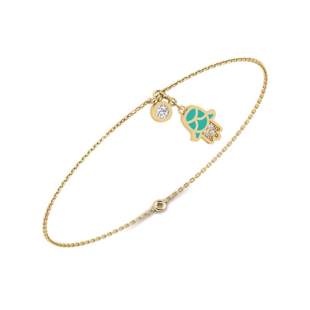 Diamante Verde Pendiente de mujer Tajemnica
