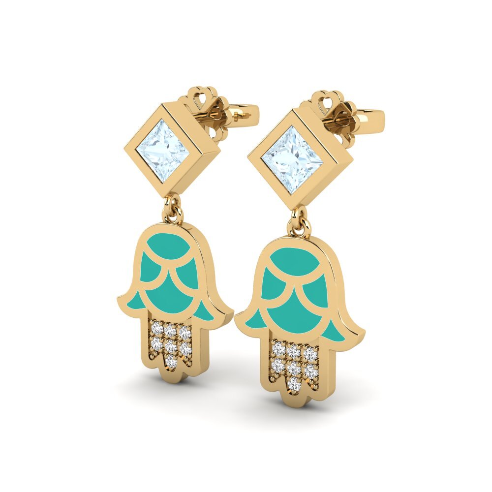 Aquamarine Women's Earring Toukchet