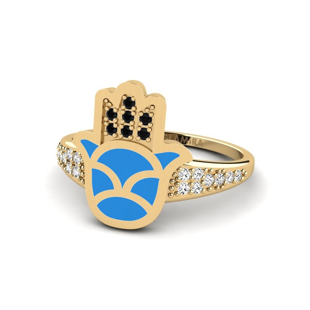 Schwarzer Onyx Ring Uaminifu