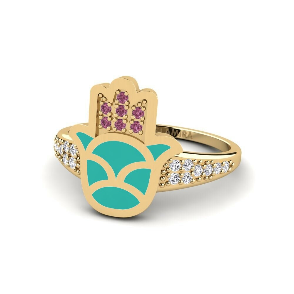 Grenat de Rhodolite Bague Uaminifu