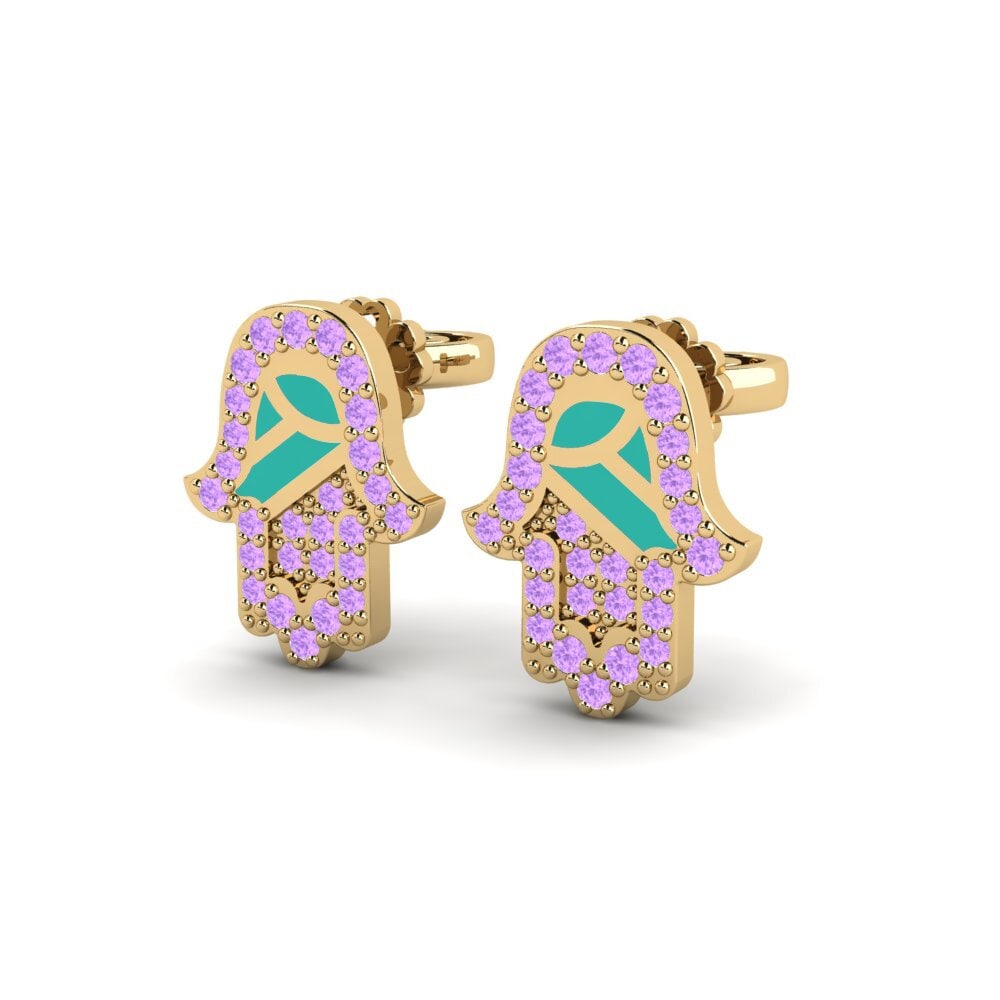 Amethyst Women's Earring Vaichai