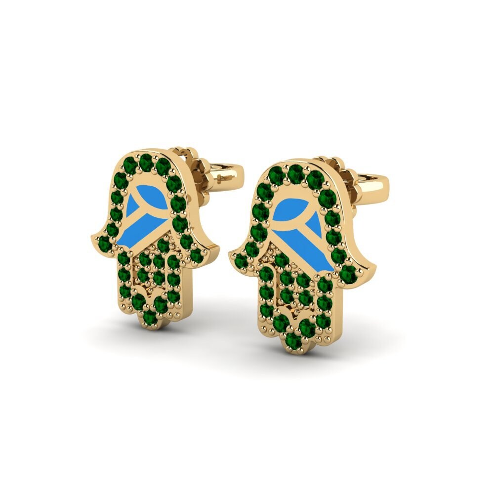 Zircone Verde Orecchino da donna Vaichai