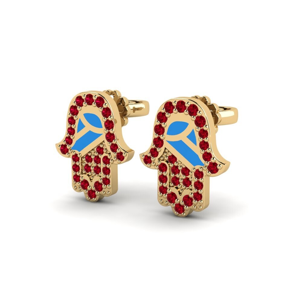 Red Zirconia Women's Earring Vaichai