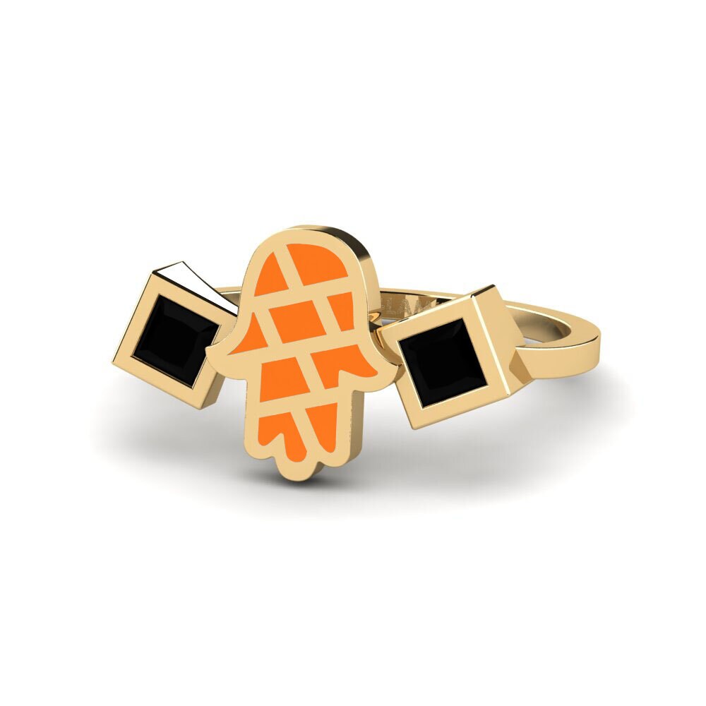 Zafiro negro Anillo Vedeni