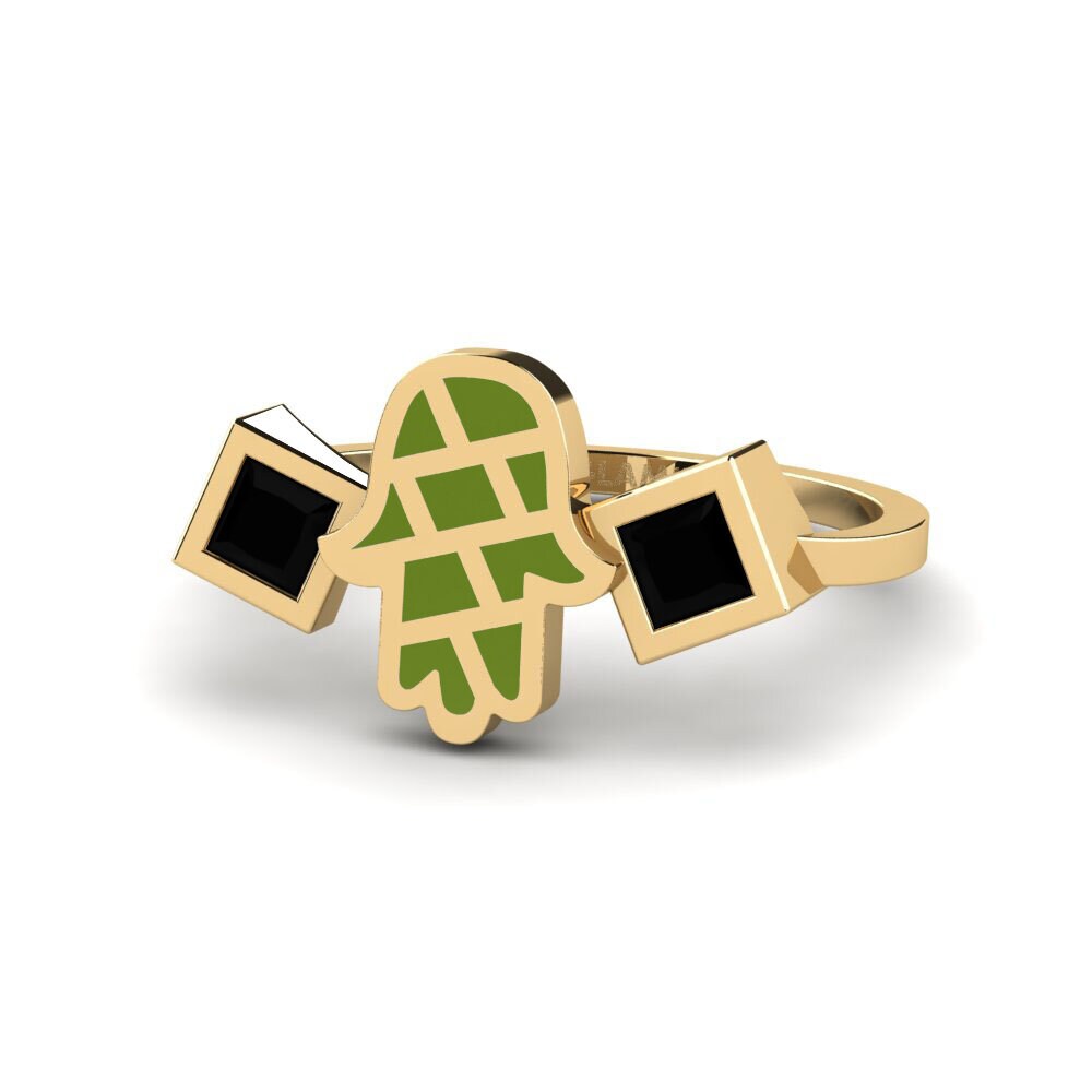 Schwarzer Diamant Ring Vedeni
