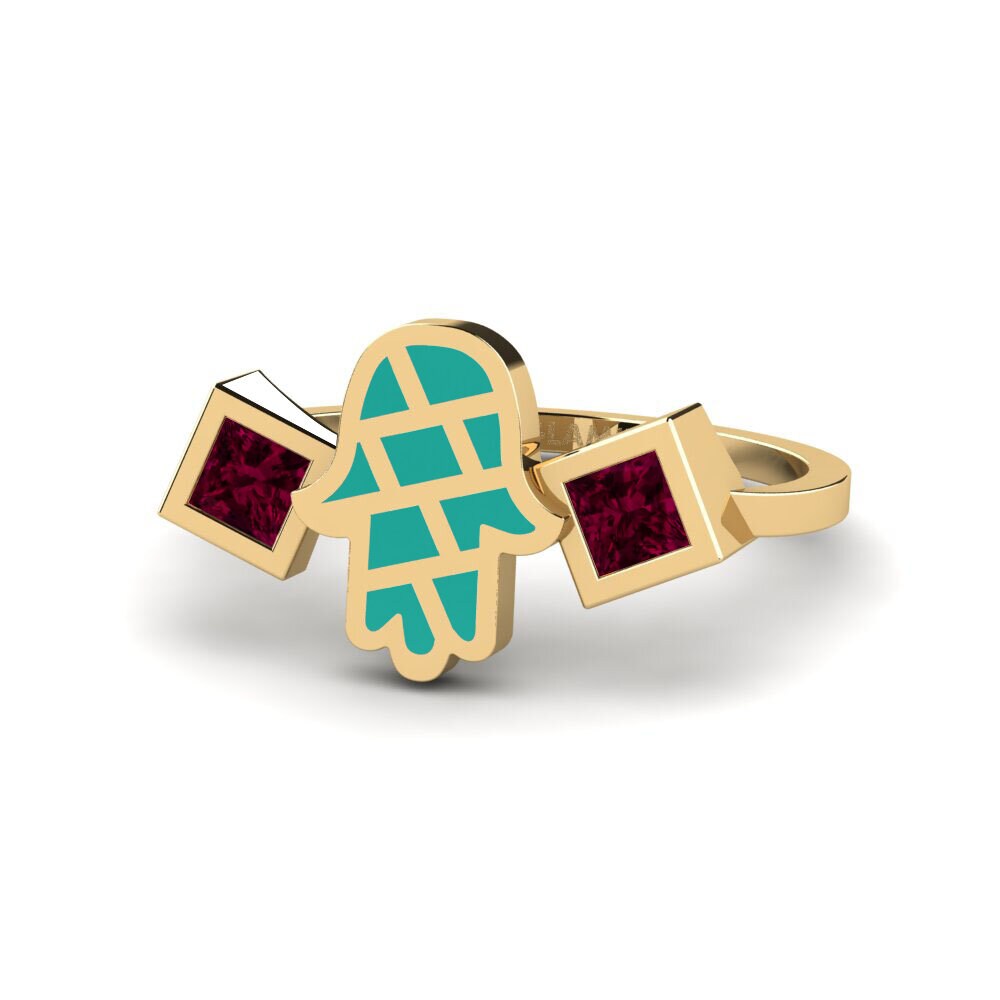 Grenat de Rhodolite Bague Vedeni